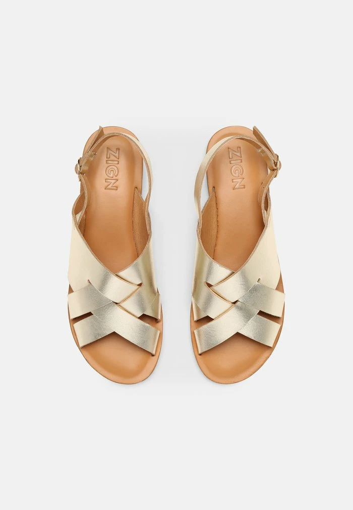 Zign LEATHER - Sandales - Gold – Image 5