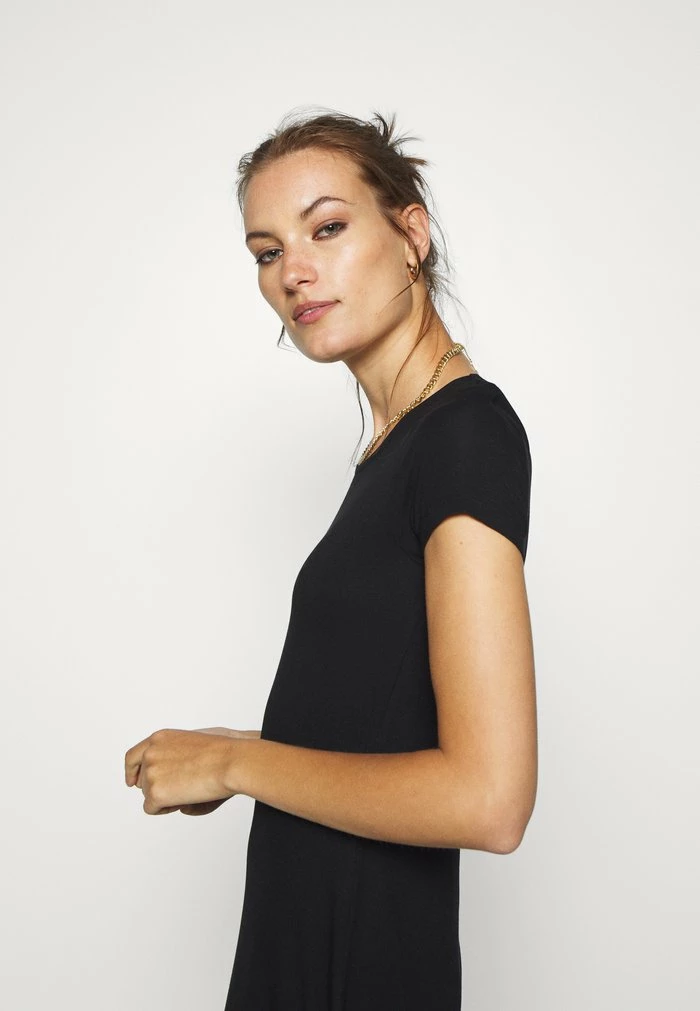 Zign Robe En Jersey - Black – Image 4