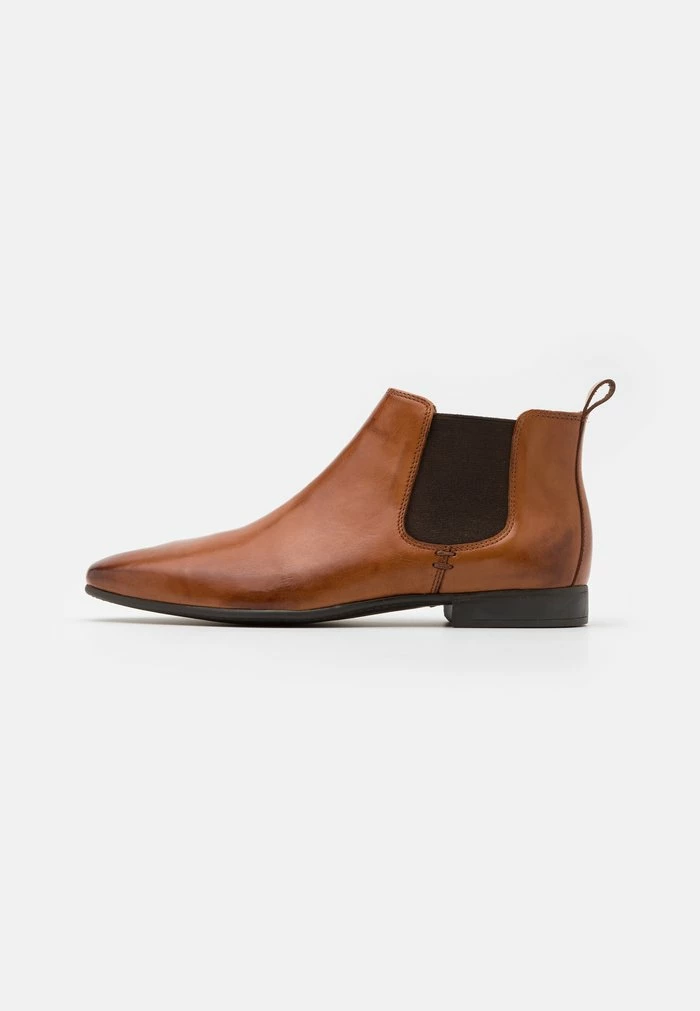Zign LEATHER - Bottines - Cognac