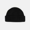 Zign MICRO SHORT BEANIE COTTON UNISEX - Bonnet - Black