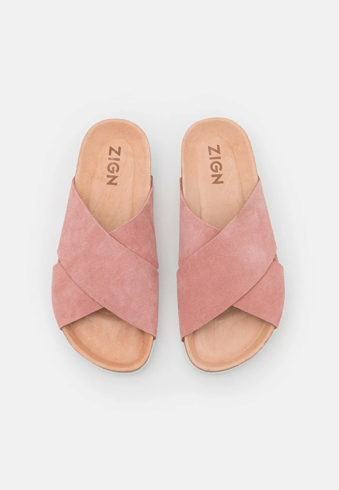Zign LEATHER - Mules - Mauve – Image 6