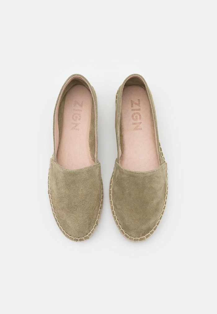 Zign LEATHER - Espadrilles - Khaki – Image 6