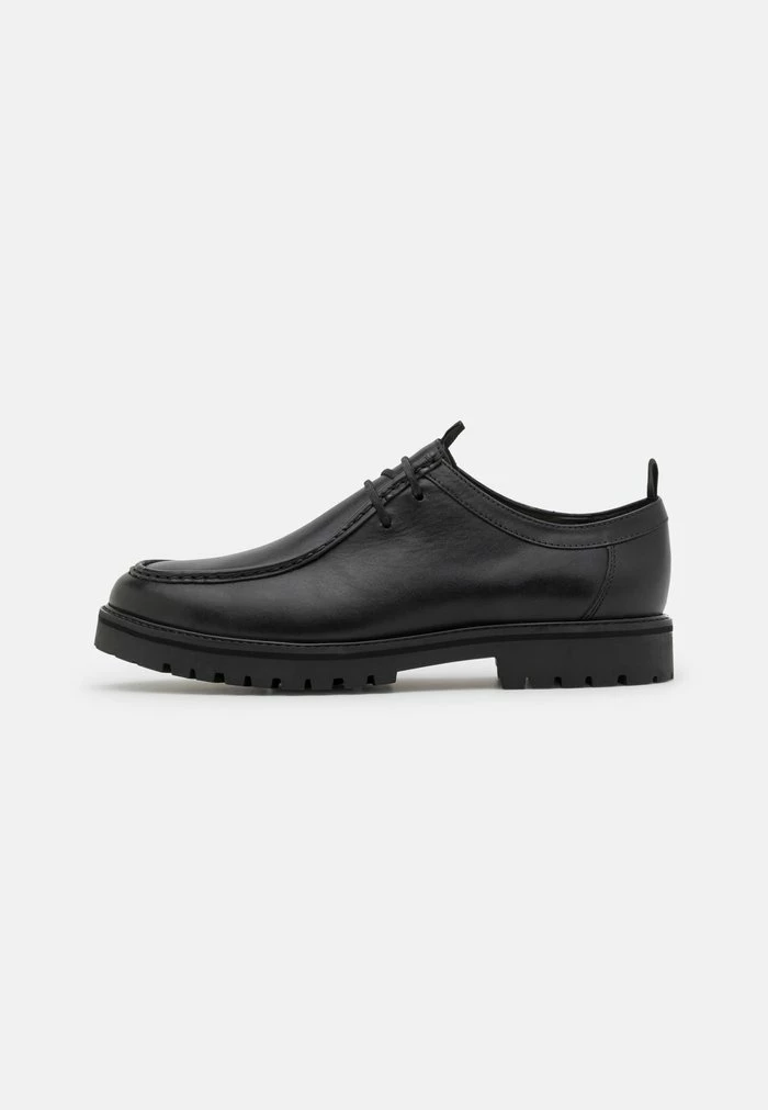 Zign LEATHER UNISEX - Chaussures à Lacets - Black