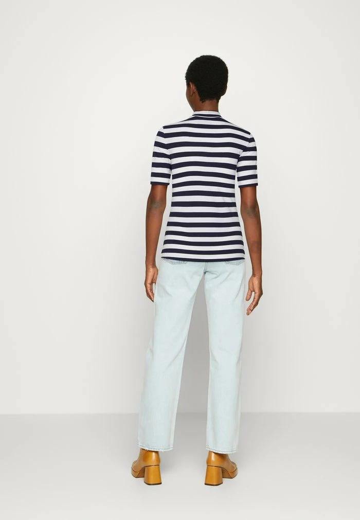 Zign T-shirt Basique - Dark Blue White – Image 3