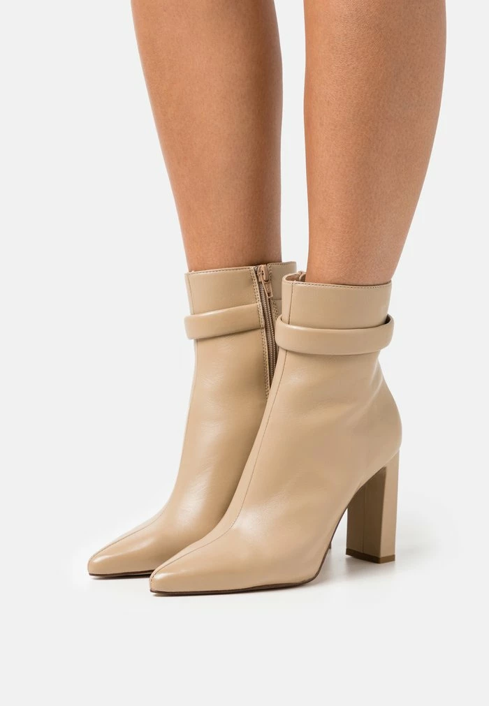 Zign LEATHER - Bottines - Beige