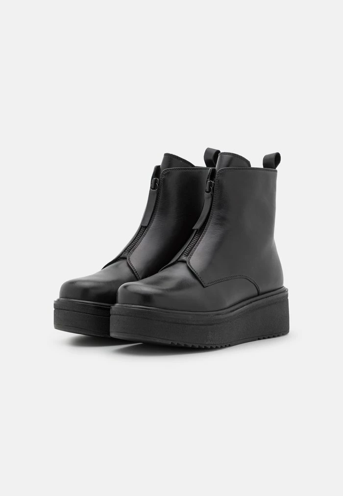 Zign Bottines à Plateau - Black – Image 3