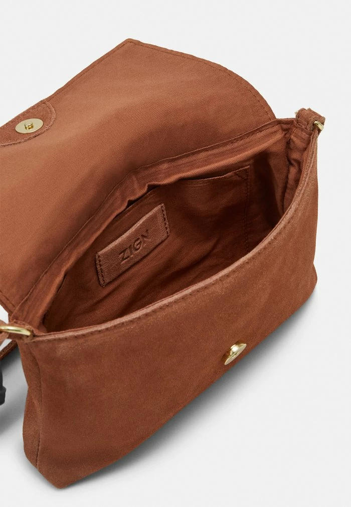 Zign LEATHER - Sac Bandoulière - Cognac – Image 3