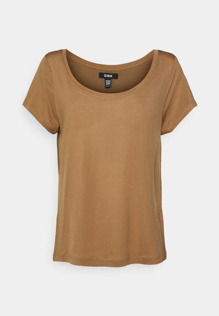 REDEZIGN - T-shirt Basique - Light Brown – Image 4
