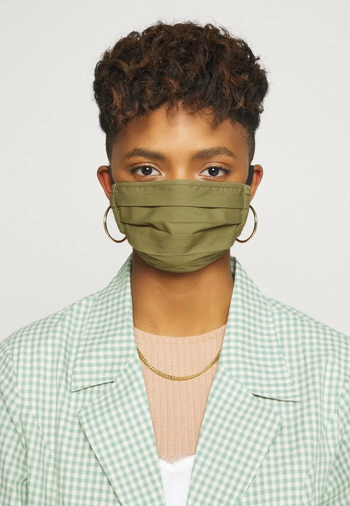 Zign 3 PACK - Masque En Tissu - Khaki/taupe/camel