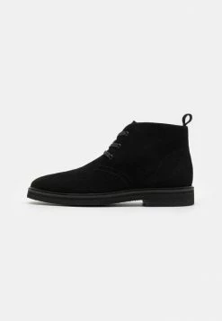Zign LEATHER - Bottines à Lacets - Black