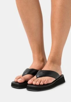 Zign LEATHER - Tongs - Black