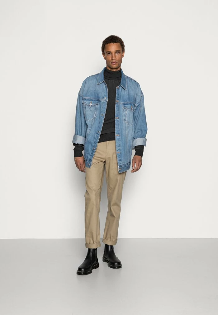 Zign TWO TONE JUMPER - Pullover - Mottled Dark Grey – Image 2