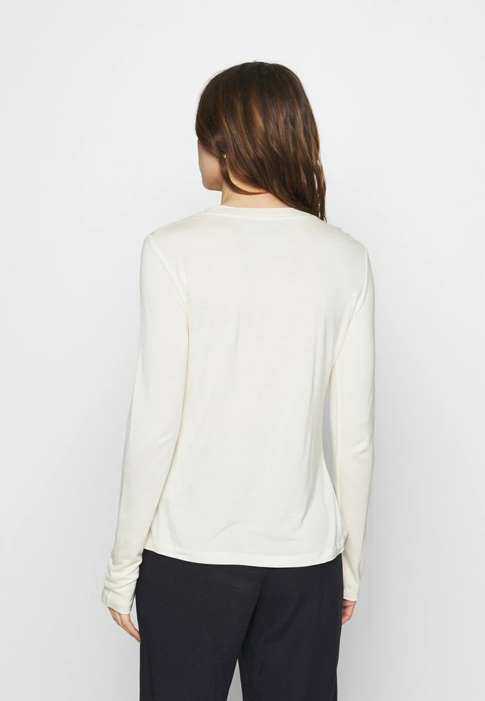 Zign SILK BLEND Longsleeve - T-shirt à Manches Longues - Off-white – Image 3