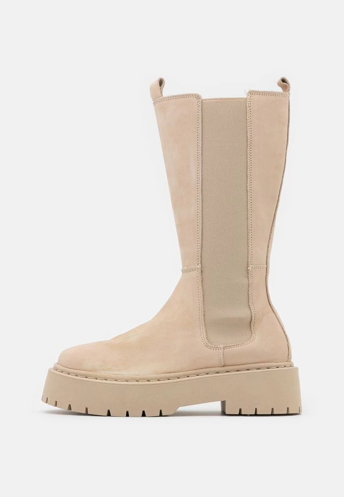 Zign LEATHER - Bottes à Plateau - Nude – Image 2