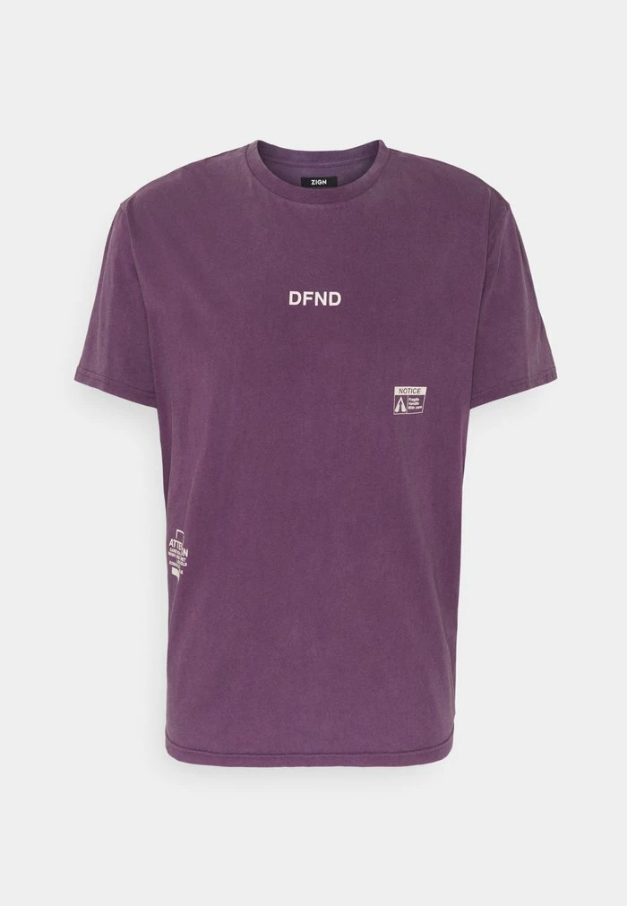 Zign UNISEX - T-shirt Imprimé - Purple