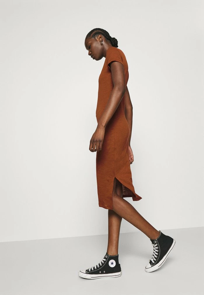 Zign Robe En Jersey - Brown – Image 4
