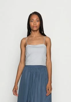 Zign MERCERIZED STRAP - Débardeur - Light Grey