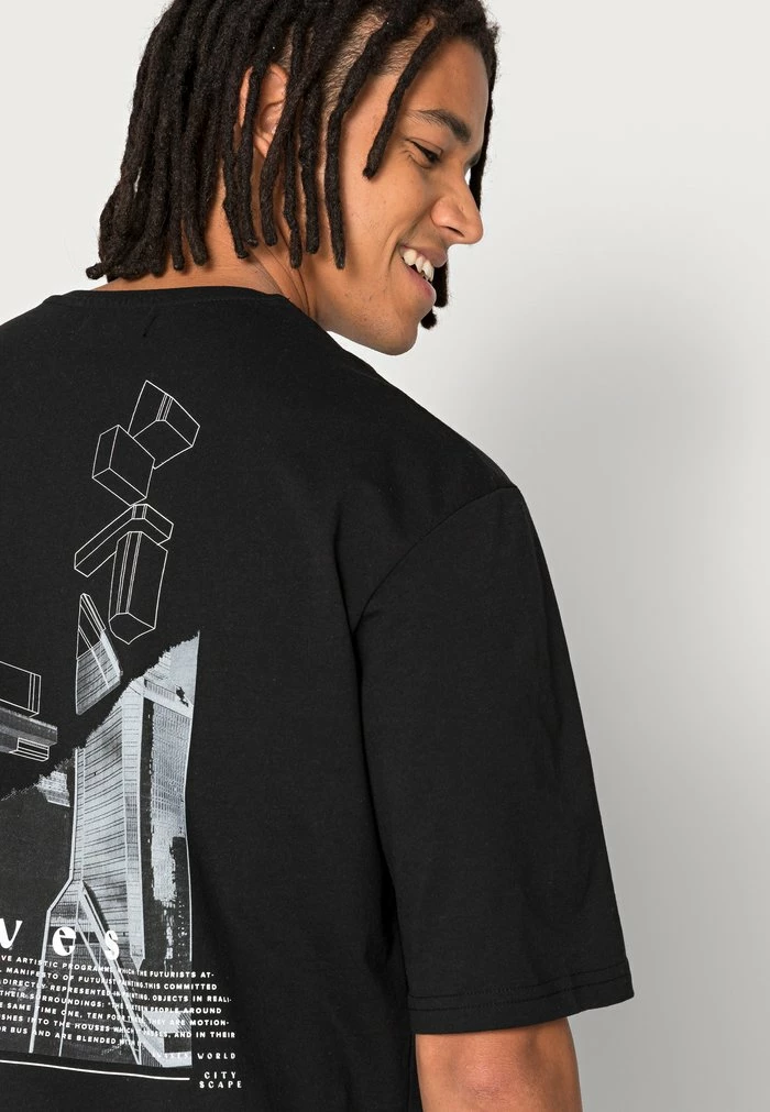 Zign T-shirt Imprimé - Black – Image 5