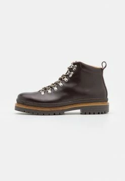 Zign Leather - Bottines à Lacets - Brown