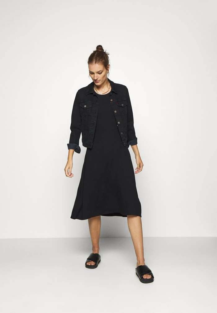 Zign Robe En Jersey - Black – Image 2