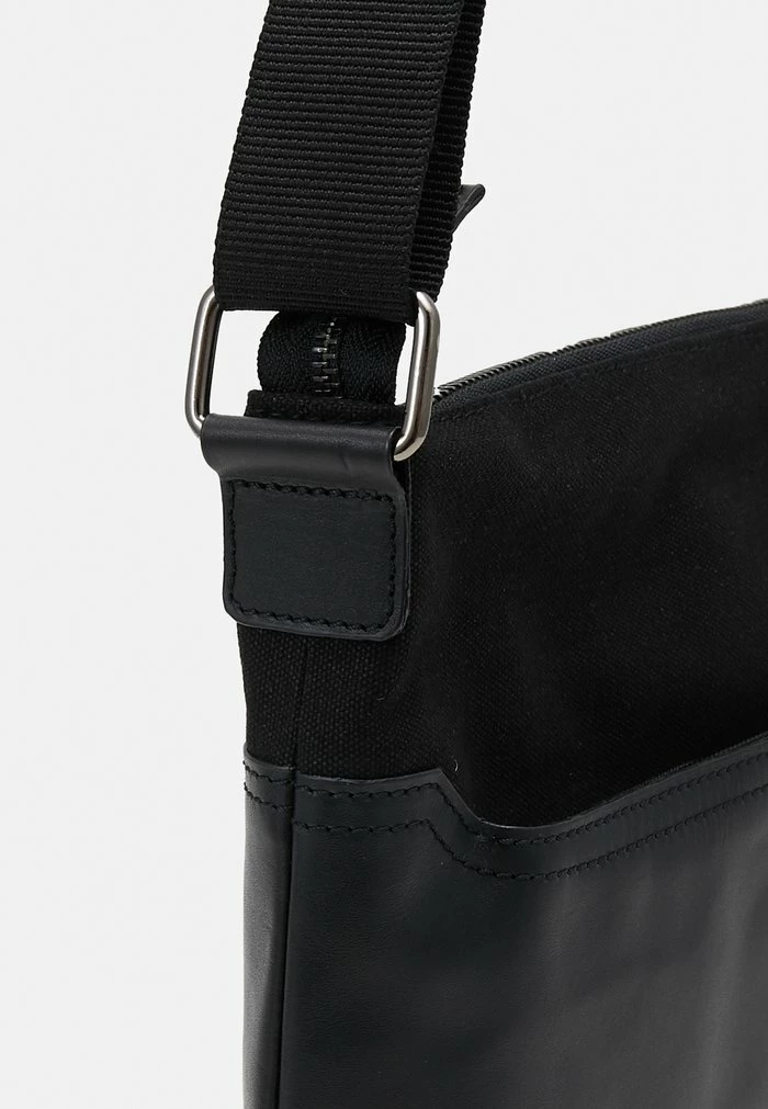 Zign LEATHER UNISEX - Sac Bandoulière - Black – Image 6