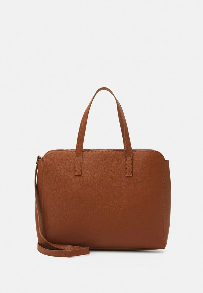 Zign LEATHER - Sac Ordinateur - Cognac
