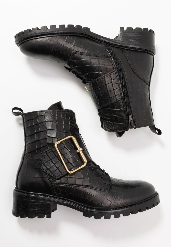 Zign Bottines à Lacets - Black – Image 4