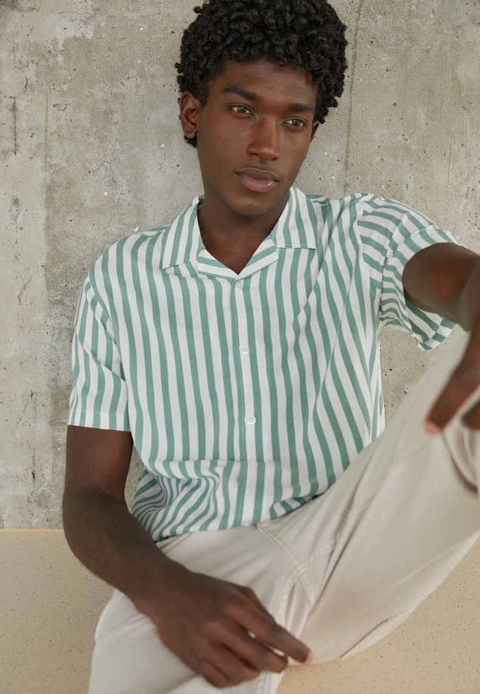 Zign UNISEX - Chemisier - Mint/white – Image 3