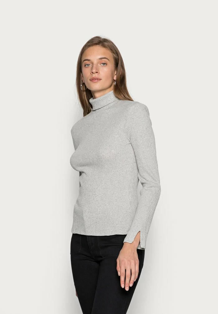 Zign RECOVER PERKINNECK LONGSLEEVE - T-shirt à Manches Longues - Grey
