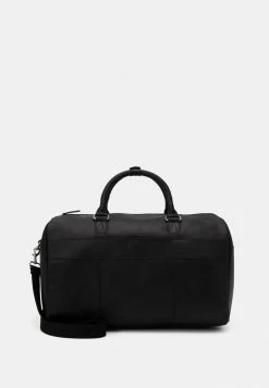Zign UNISEX LEATHER - Sac Week-end - Black