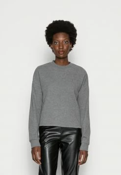 Zign WAFFLE - Pullover - Mottled Grey