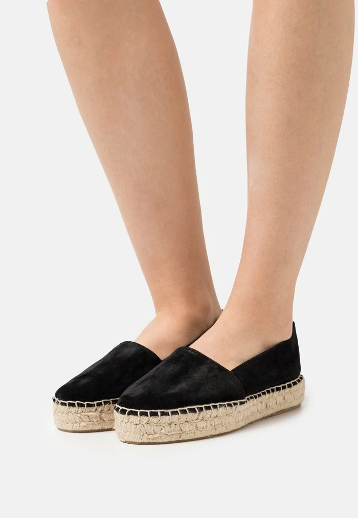 Zign LEATHER - Espadrilles - Black