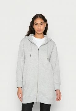 Zign Sweat à Capuche Zippé - Mottled Light Grey