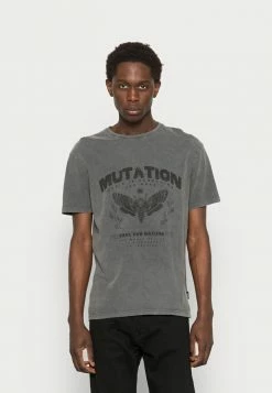Zign MUTATION GRAPHIC T-SHIRT - T-shirt Imprimé - Grey