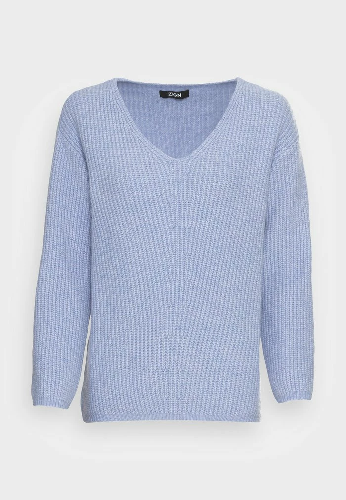 Zign OVERSIZED JUMPER - Pullover - Light Blue – Image 4