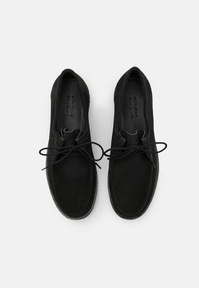 Zign LEATHER - Chaussures à Lacets - Black – Image 7