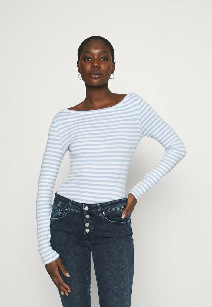 Zign T-shirt à Manches Longues - Blue/white