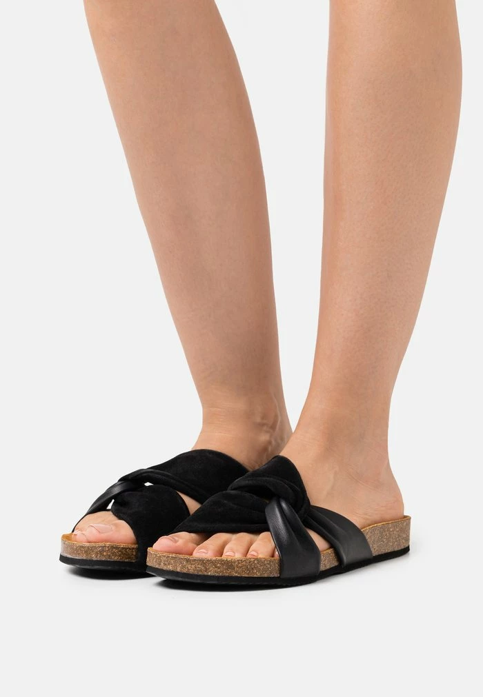 Zign LEATHER - Chaussons - Black