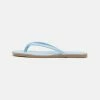 Zign LEATHER - Tongs - Light Blue