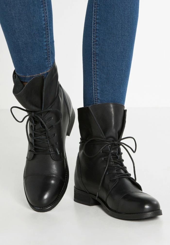 Zign Bottines à Lacets - Black
