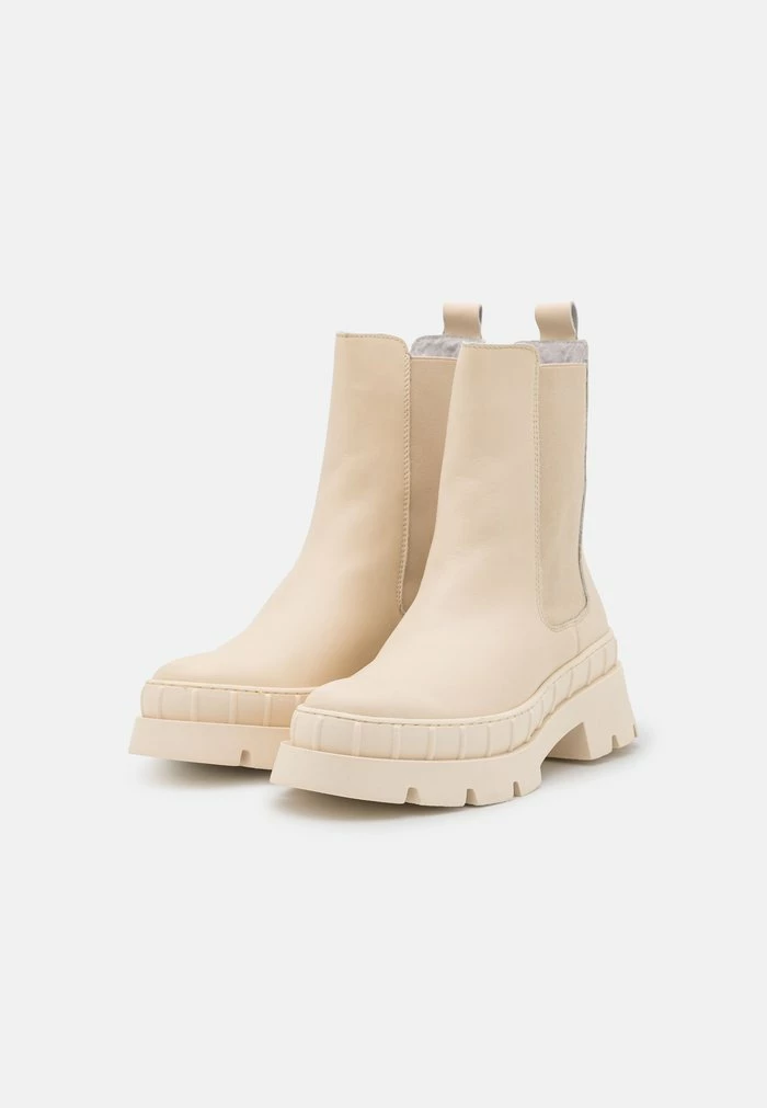 Zign LEATHER - Bottines à Plateau - Nude – Image 3