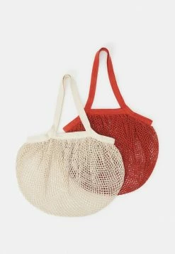 Zign 2 PACK - Cabas - Offwhite/red