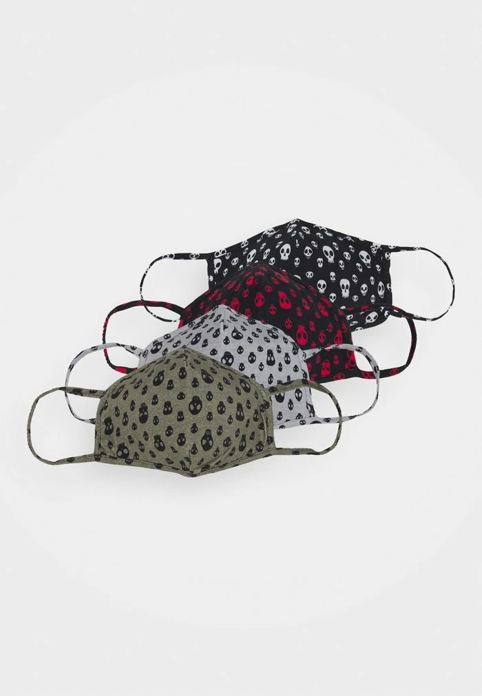 Zign 4 PACK UNISEX - Masque En Tissu - Black/multi-coloured