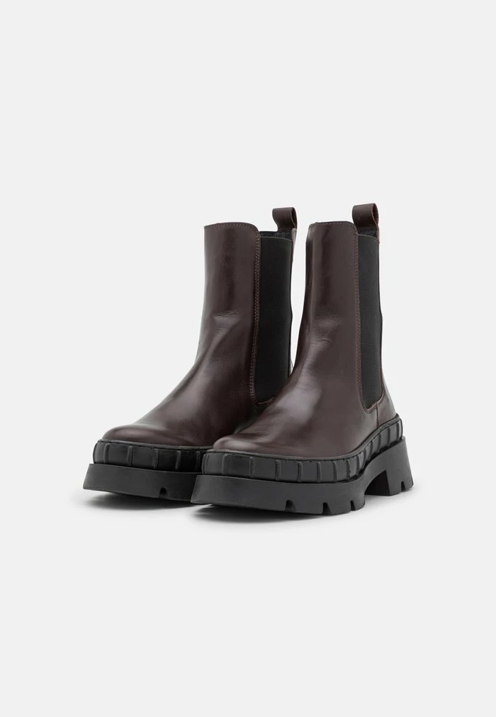 Zign LEATHER - Bottines à Plateau - Dark Brown – Image 3