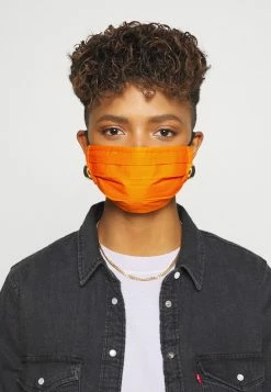 Zign 10 PACK - Masque En Tissu - White/orange /dark Red