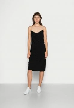 Zign DRAPPY MINI DRESS - Robe De Jour - Black