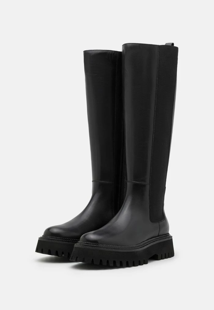 Zign LEATHER - Bottes à Plateau - Black – Image 3
