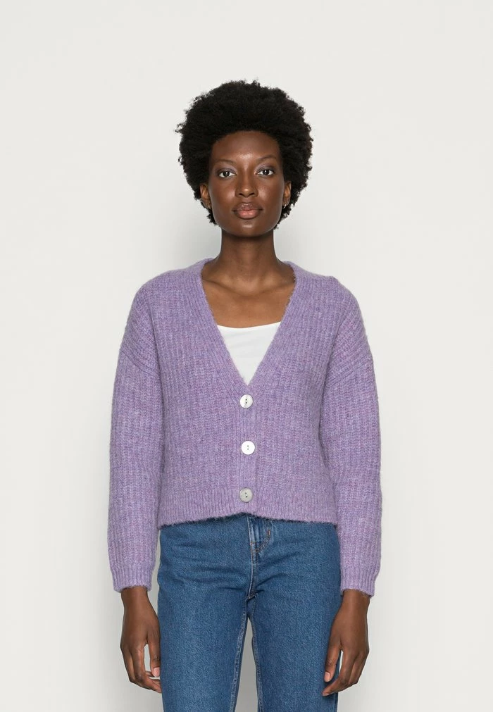 Zign WOOL BLEND JUMPER - Gilet - Lilac