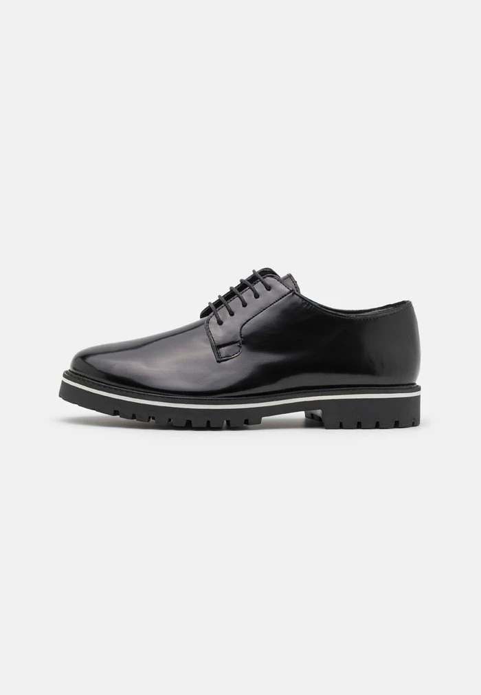 Zign LEATHER UNISEX - Derbies - Black