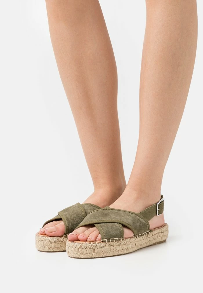 Zign Sandales à Plateforme - Khaki